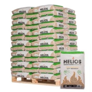 PELLET HELIOS – PALETTE DE 65 SACS DE 15 KG