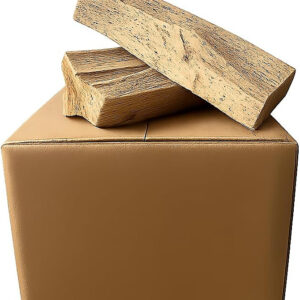 Bois de Chauffage 25cm Extra sec - Carton de 35L - Poêle, Insert cheminée, Brasero, Barbecue - Bois durs (hêtre, chêne, frêne)