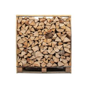 Box 1,50 stères de 30cm bois de chauffage - palette de bois coupé fendu de 1,05m3 chêne / hêtre / Châtaigniers