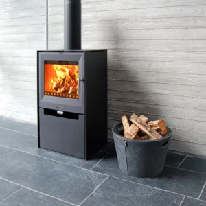 Poêle à bois en acier et fonte Aduro 14 7kW 140m²